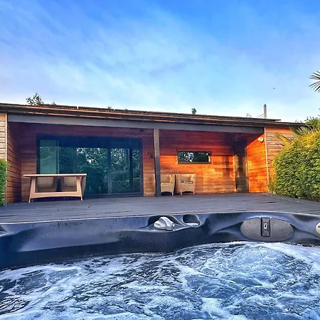 Chy Mena. South Facing Lodge With Hot Tub & Views. St Agnes  Esterno foto